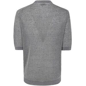 BALLANTYNE Men's Jacquard Knit Polo Shirt Men WHITE Sweaters & Cardigans